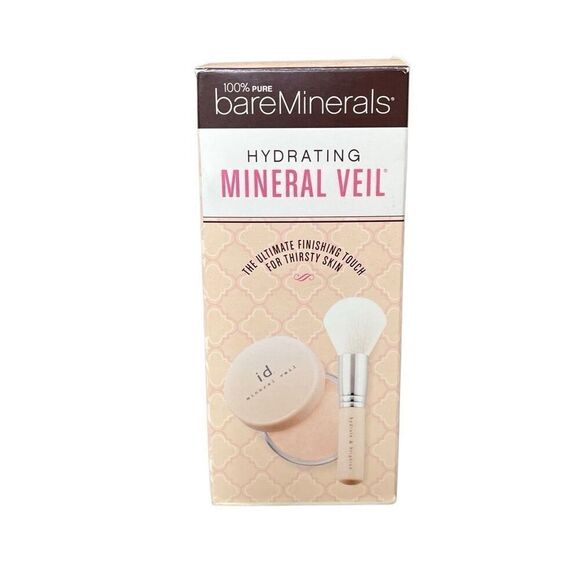 BareMinerals Hydrating Mineral Veil and Brush Kit New in box￼ - Picture 1 of 6